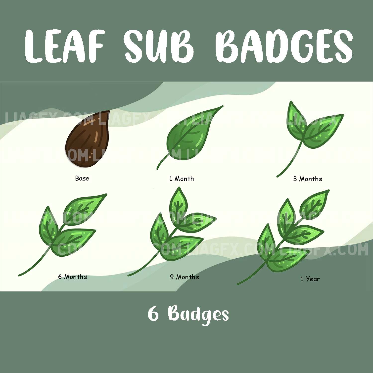 Leaf Sub Badges Vol. 1