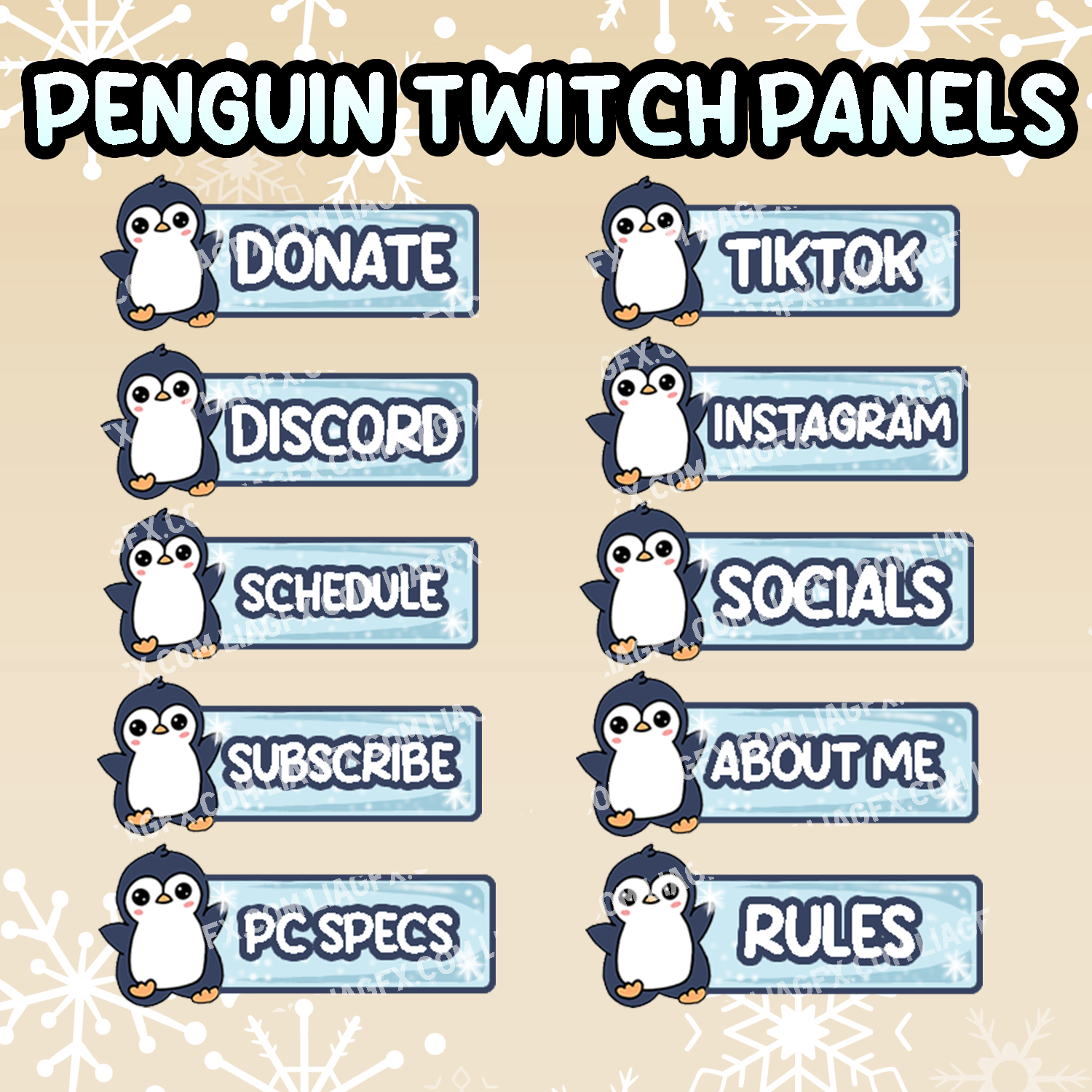 Penguin Twitch Panels Vol. 1
